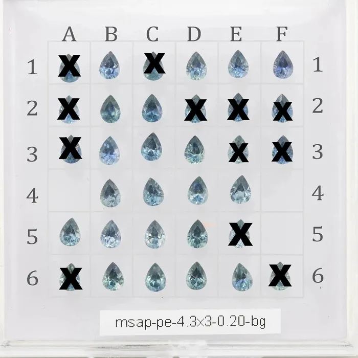 Envero Jewelry Earrings 020ct Calibrated Pear Montana Sapphires 43mm
