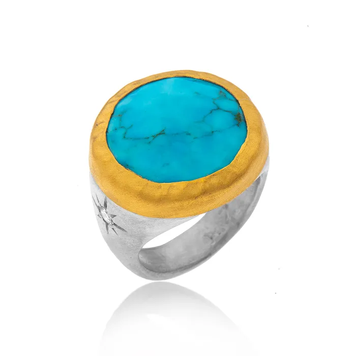 Rings Nava Zahavi Spirit Turquoise Ring Nava Zahavi