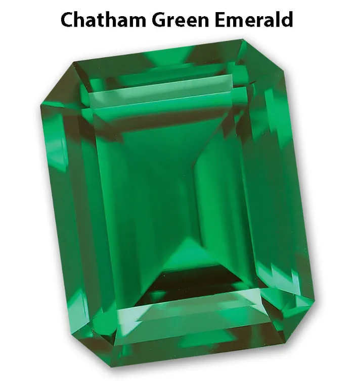 Sapheena Jewelry Rings Lilian 125 Ct Solitaire Emerald Cut Green Emerald Engagement Ring