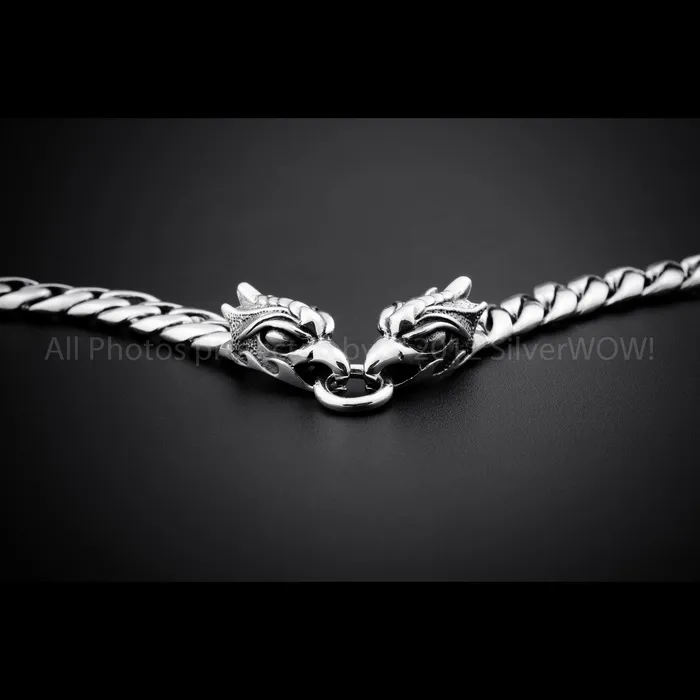 silverwow Bracelets Eagle Head Bracelet 925 Solid Sterling Silver