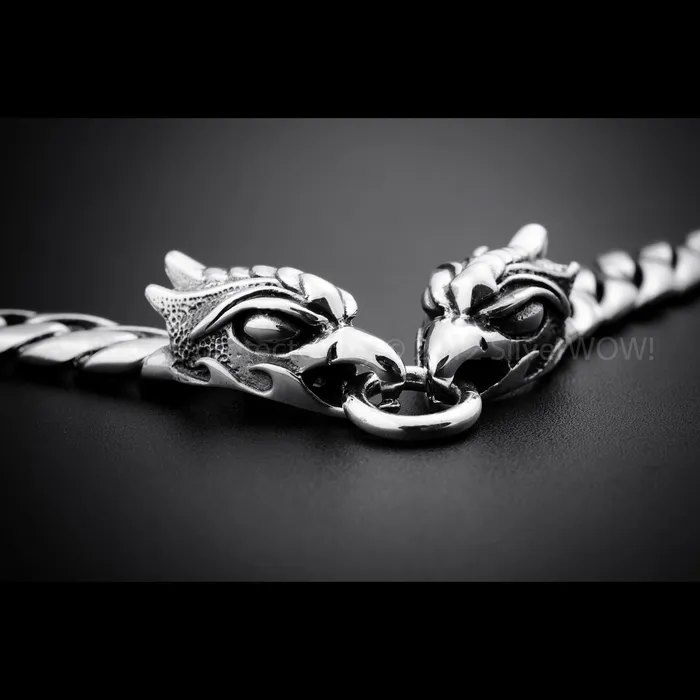 silverwow Bracelets Eagle Head Bracelet 925 Solid Sterling Silver