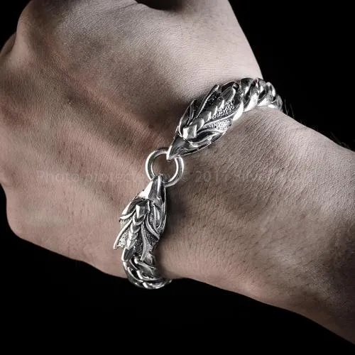 silverwow Bracelets Eagle Head Bracelet 925 Solid Sterling Silver