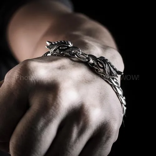 silverwow Bracelets Eagle Head Bracelet 925 Solid Sterling Silver