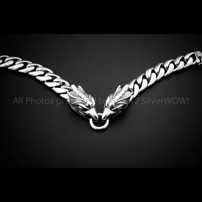 silverwow Bracelets Eagle Head Bracelet 925 Solid Sterling Silver