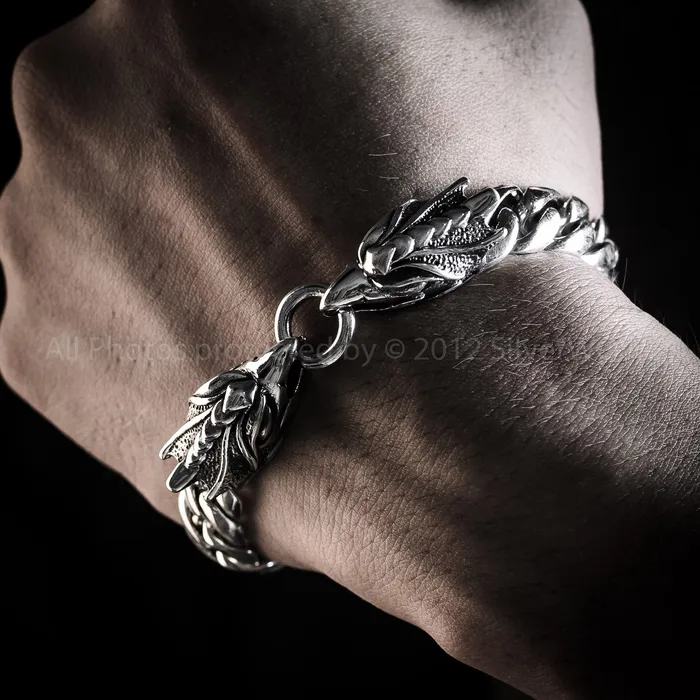 silverwow Bracelets Eagle Head Bracelet 925 Solid Sterling Silver