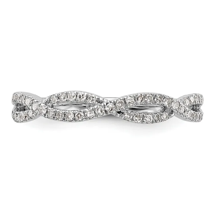 023ct CZ Solid Real 14k White Gold Wedding Wedding Band Ring Goldia Rings
