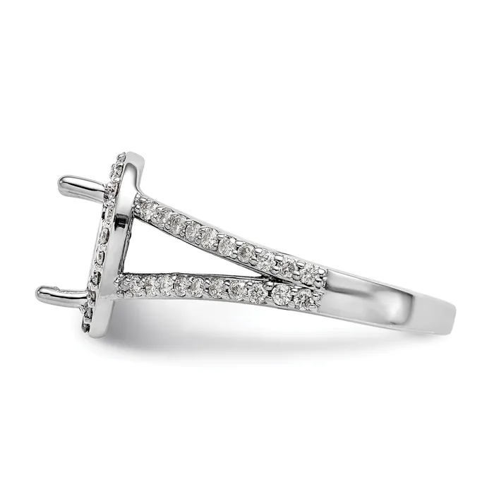 14K White Gold Diamond Pear CZ Pear Halo Engagement Ring Goldiacom Rings