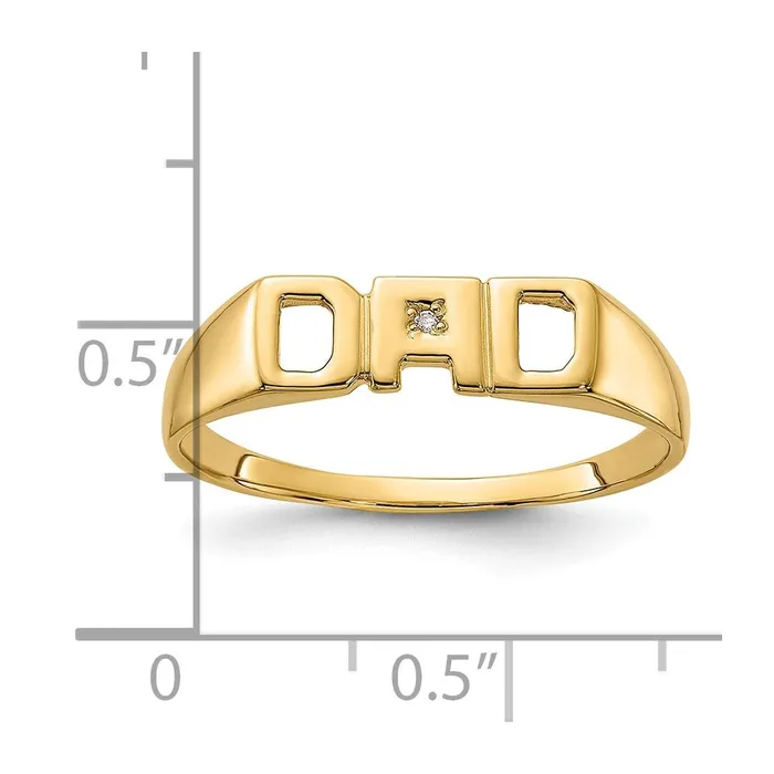 14K Yellow Gold A Real Diamond mens ring Goldiacom Rings
