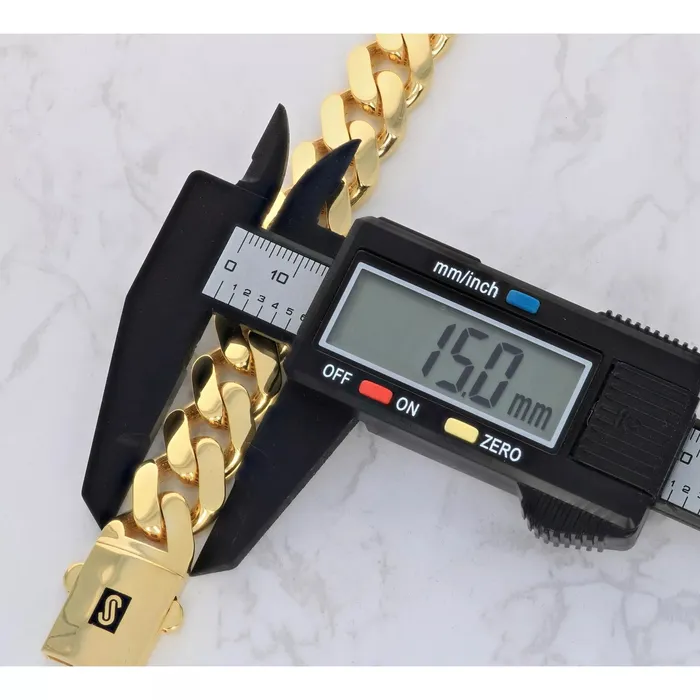 14K Yellow Gold Miami Cuban 15mm Royal Monaco Curb Link Chain Necklace 20 30 Goldiacom Necklaces