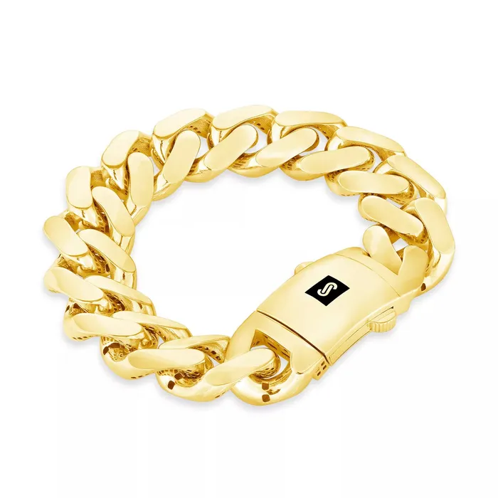 14K Yellow Gold Miami Cuban 15mm Royal Monaco Curb Link Chain Necklace 20 30 Goldiacom Necklaces