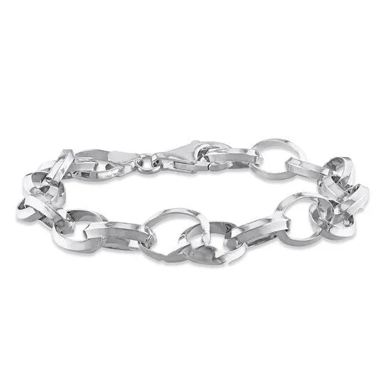 Bracelets JMS always Original AMOUR Rolo Chain Bracelet In Sterling Silver 75 In Bracelets JMS always Original AMOUR Rolo Chain Bracelet In Sterling Silver 75 In