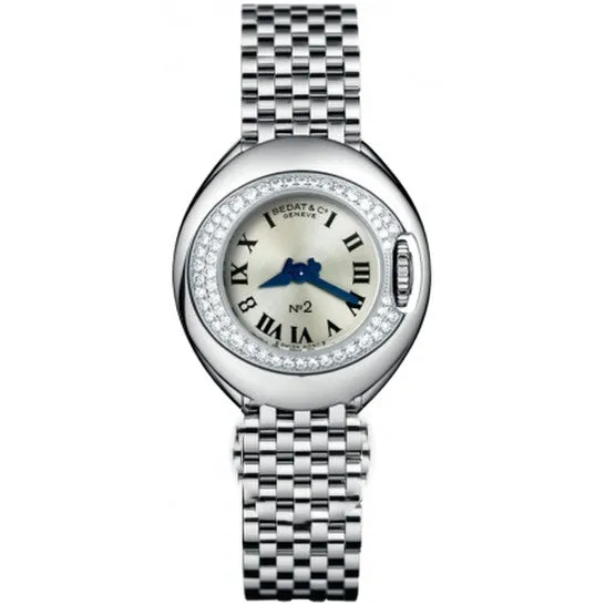 Bracelets JMS always Original Bedat No 2 Silver Dial Stainless Steel Diamond Ladies Watch 227031600 Bracelets JMS always Original Bedat No 2 Silver Dial Stainless Steel Diamond Ladies Watch 227031600