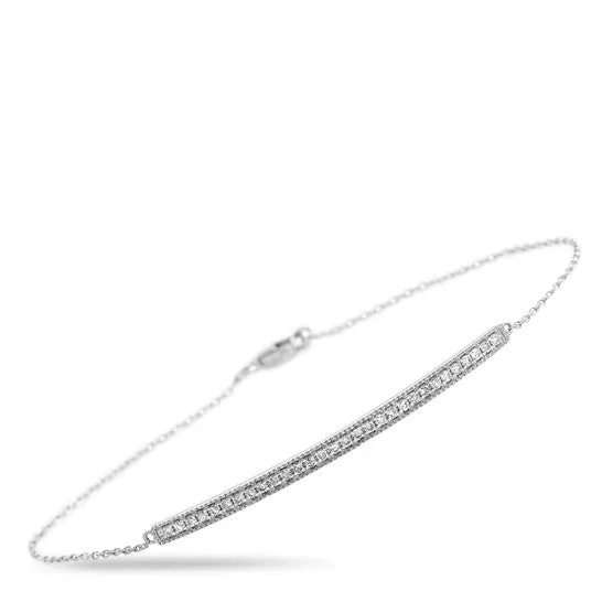 Bracelets JMS always Original LB Exclusive 14K White Gold 025ct Diamond Bracelet Bracelets JMS always Original LB Exclusive 14K White Gold 025ct Diamond Bracelet