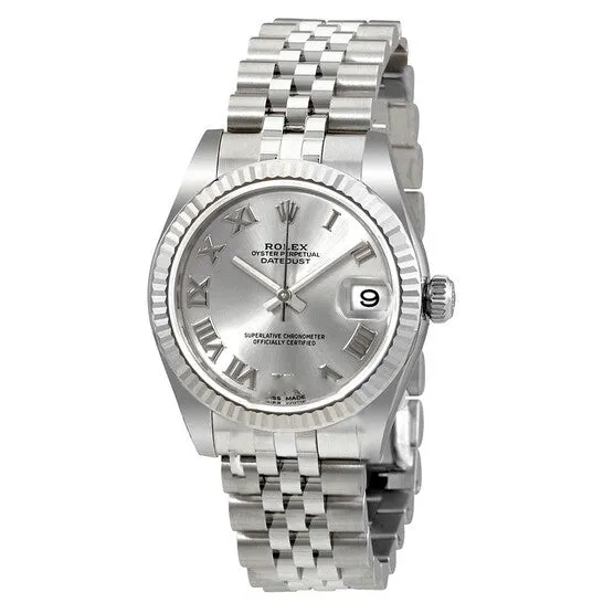 Bracelets JMS always Original Rolex Datejust Lady 31 Silver Dial Stainless Steel Jubilee Bracelet Automatic Watch 178274SRJ Bracelets JMS always Original Rolex Datejust Lady 31 Silver Dial Stainless Steel Jubilee Bracelet Automatic Watch 178274SRJ