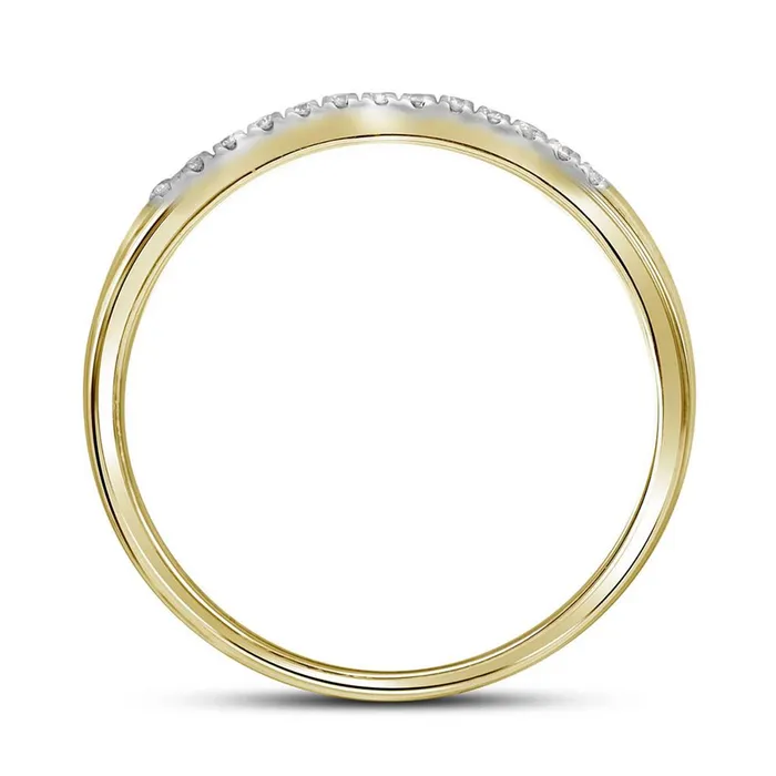gndatlanta Rings 10k Yellow Gold Marquise Diamond Bridal Wedding Ring Set 15 Cttw