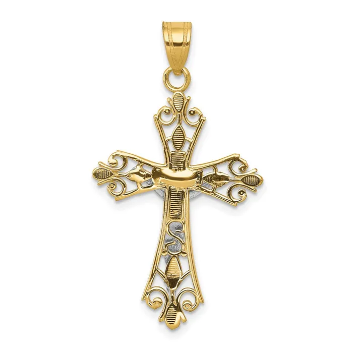 Goldia 14k Twotone Gold Pendant Rings