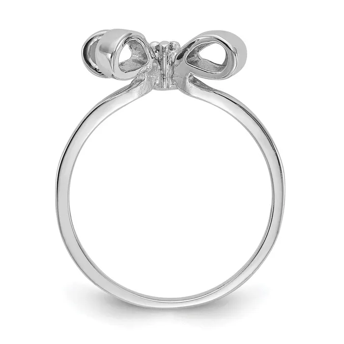 Goldiacom Rings 14k White Gold AAA Real Diamond ring