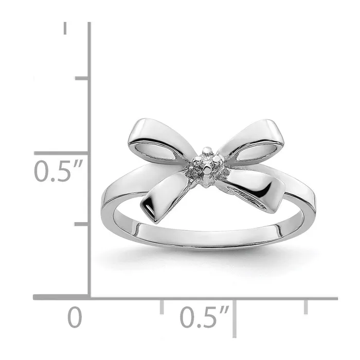 Goldiacom Rings 14k White Gold AAA Real Diamond ring