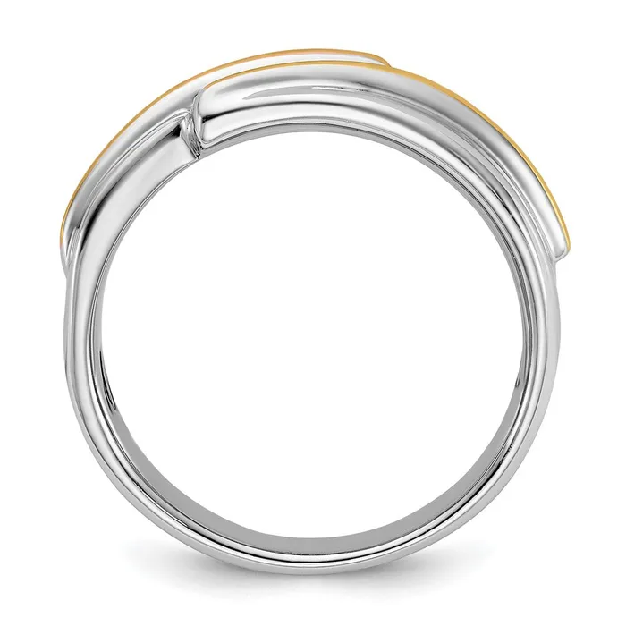 Goldia Rings 14k Twotone Gold Mens 16 carat Diamond Complete Ring
