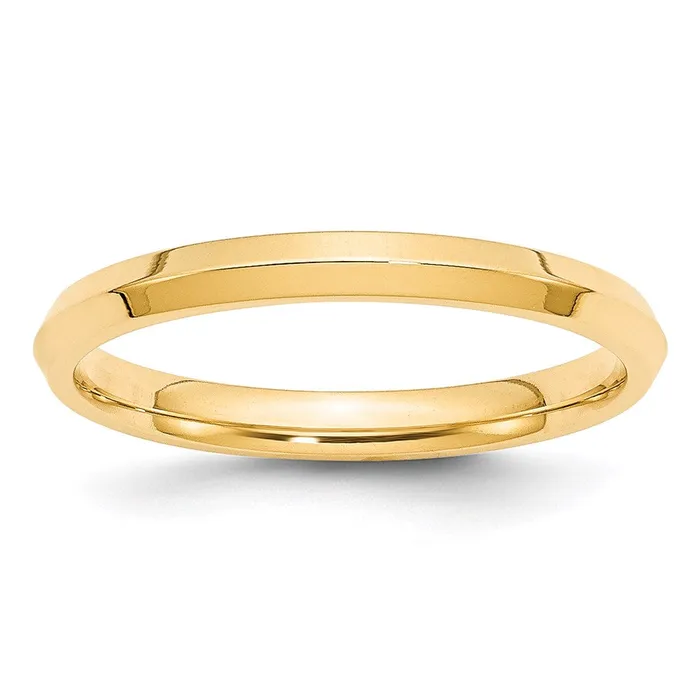 Goldia Rings Solid 10K Yellow Gold 25mm Knife Edge Comfort Fit MensWomens Wedding Band Ring Size 115 Goldia Rings Solid 10K Yellow Gold 25mm Knife Edge Comfort Fit MensWomens Wedding Band Ring Size 115