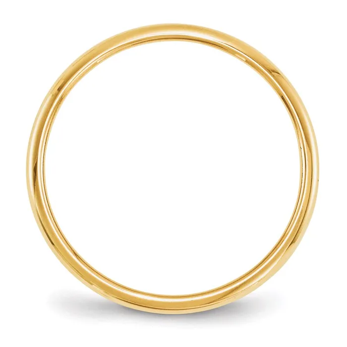 Goldia Rings Solid 10K Yellow Gold 2mm Half Round MensWomens Wedding Band Ring Size 9 Goldia Rings Solid 10K Yellow Gold 2mm Half Round MensWomens Wedding Band Ring Size 9