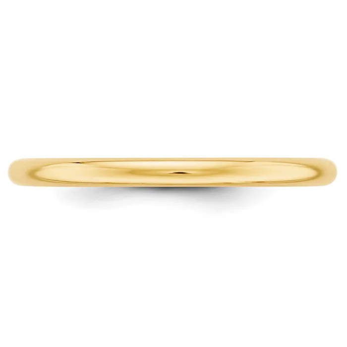 Goldia Rings Solid 10K Yellow Gold 2mm Half Round MensWomens Wedding Band Ring Size 9 Goldia Rings Solid 10K Yellow Gold 2mm Half Round MensWomens Wedding Band Ring Size 9