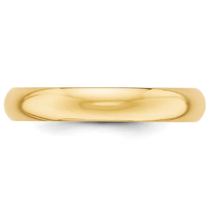 Goldia Rings Solid 10K Yellow Gold 4mm HalfRound Wedding MensWomens Wedding Band Ring Size 8 Goldia Rings Solid 10K Yellow Gold 4mm HalfRound Wedding MensWomens Wedding Band Ring Size 8