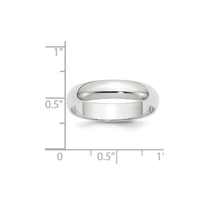 Goldia Rings Solid 10K Yellow Gold White Gold 5mm HalfRound MensWomens Wedding Band Ring Size 105 Goldia Rings Solid 10K Yellow Gold White Gold 5mm HalfRound MensWomens Wedding Band Ring Size 105