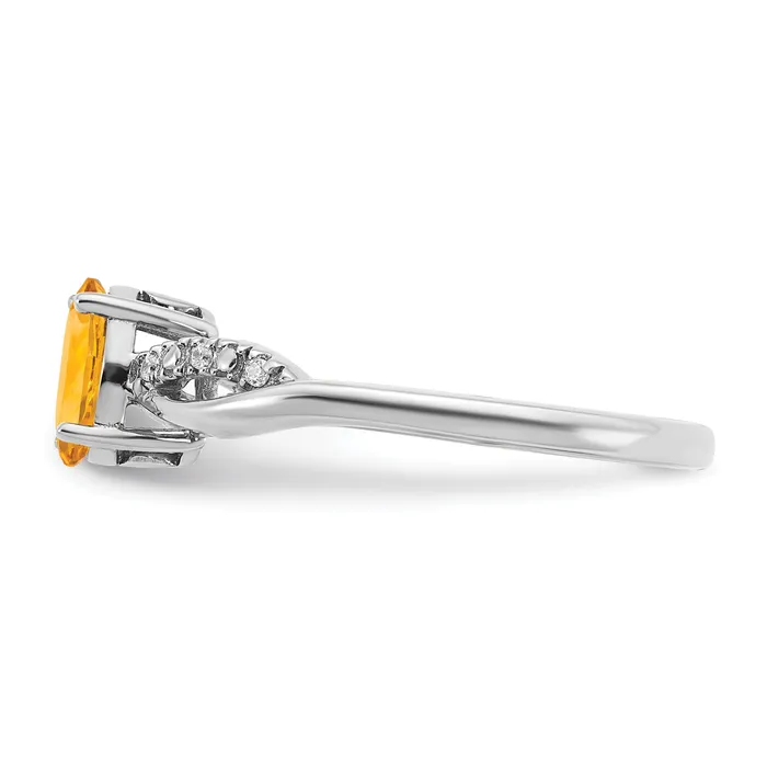 Goldia Rings Solid 14k Yellow Gold 6stone Simulated CZ Band
