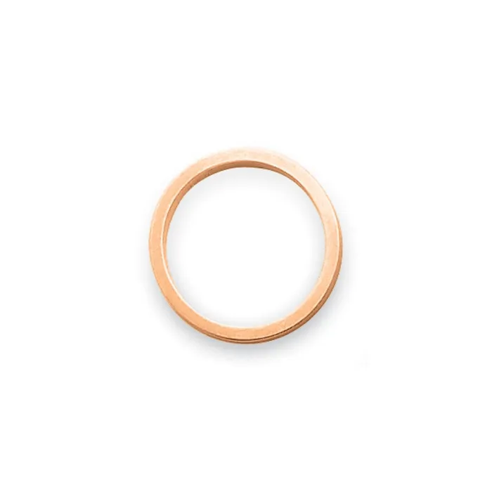 Goldia Solid 10K Rose Gold 3mm Satin Tapered MensWomens Wedding Band Ring Size 8 Rings Goldia Solid 10K Rose Gold 3mm Satin Tapered MensWomens Wedding Band Ring Size 8 Rings