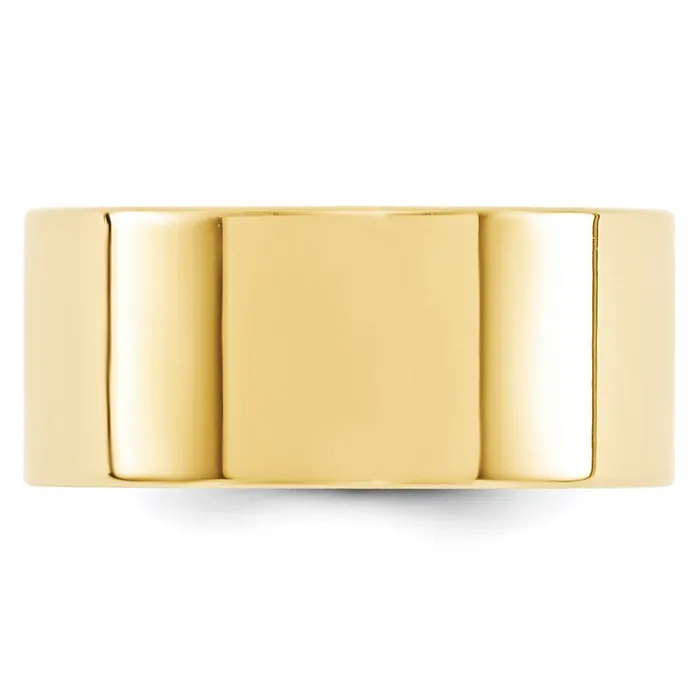 Goldia Solid 10K Yellow Gold 10mm Standard Flat Comfort Fit MensWomens Wedding Band Ring Size 12 Rings Goldia Solid 10K Yellow Gold 10mm Standard Flat Comfort Fit MensWomens Wedding Band Ring Size 12 Rings