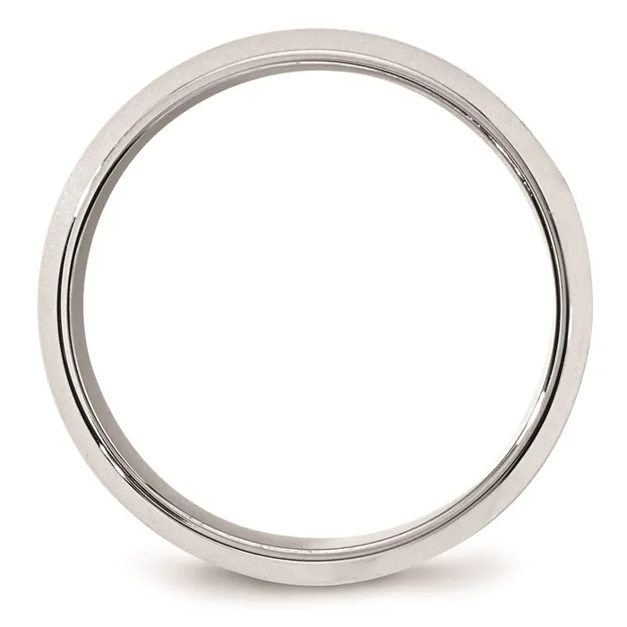 Goldia Solid 14K White Gold 8mm Bevel Edge Comfort Fit MensWomens Wedding Band Ring Size 5 Rings Goldia Solid 14K White Gold 8mm Bevel Edge Comfort Fit MensWomens Wedding Band Ring Size 5 Rings