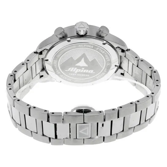 JMS always Bracelets Original Alpina Startimer Black Dial Stainless Steel Bracelet Mens Watch AL372B4S6B JMS always Bracelets Original Alpina Startimer Black Dial Stainless Steel Bracelet Mens Watch AL372B4S6B