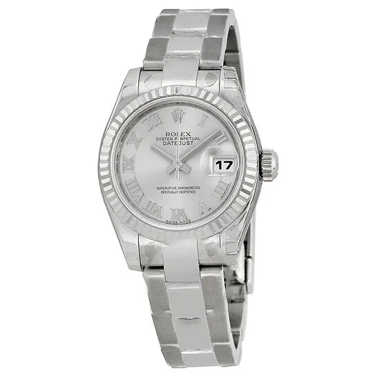 JMS always Bracelets Original Rolex Lady Datejust 26 Rhodium Dial Stainless Steel Oyster Bracelet Automatic Watch 179174RRO JMS always Bracelets Original Rolex Lady Datejust 26 Rhodium Dial Stainless Steel Oyster Bracelet Automatic Watch 179174RRO