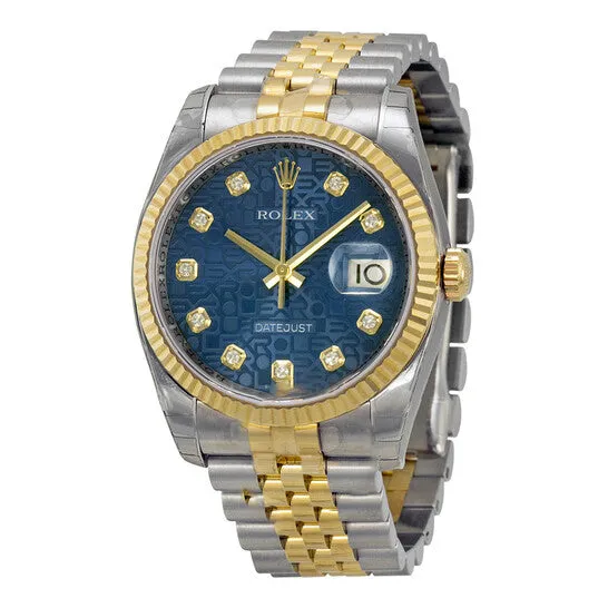 JMS always Bracelets Original Rolex Oyster Perpetual Datejust 36 Blue Dial Stainless Steel and 18K Yellow Gold Jubilee Bracelet Automatic Mens Watch 116233BLJDJ JMS always Bracelets Original Rolex Oyster Perpetual Datejust 36 Blue Dial Stainless Steel and 18K Yellow Gold Jubilee Bracelet Automatic Mens Watch 116233BLJDJ