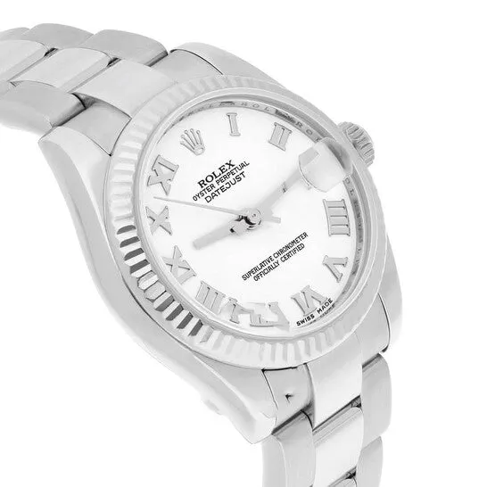 JMS always Original Preowned Rolex Datejust Automatic White Dial Ladies Watch 178274 WRO Watches