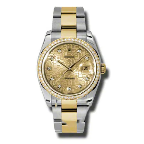 JMS always Original Rolex Oyster Perpetual Datejust 36 Champagne Dial Stainless Steel and 18K Yellow Gold Bracelet Automatic Ladies Watch 116243CJDO Bracelets JMS always Original Rolex Oyster Perpetual Datejust 36 Champagne Dial Stainless Steel and 18K Yellow Gold Bracelet Automatic Ladies Watch 116243CJDO Bracelets