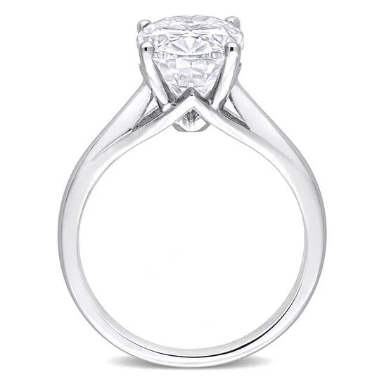 JMS always Rings Original Amour 10k White Gold 4 12 CT TGW Created White Moissanite Cocktail Ring JMS always Rings Original Amour 10k White Gold 4 12 CT TGW Created White Moissanite Cocktail Ring