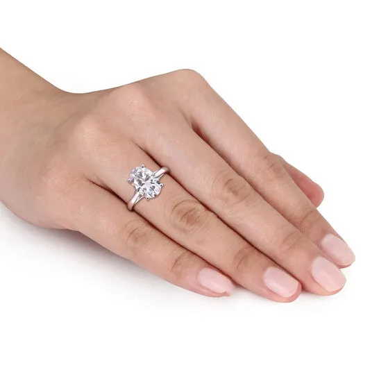 JMS always Rings Original Amour 10k White Gold 4 12 CT TGW Created White Moissanite Cocktail Ring JMS always Rings Original Amour 10k White Gold 4 12 CT TGW Created White Moissanite Cocktail Ring