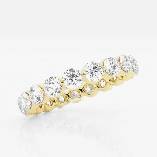 JMS always Rings Original Brilliant Diamond 14K Yellow Gold 2 CTTW Floating RoundCut LAB GROWN Diamond Eternity Band G SI JMS always Rings Original Brilliant Diamond 14K Yellow Gold 2 CTTW Floating RoundCut LAB GROWN Diamond Eternity Band G SI