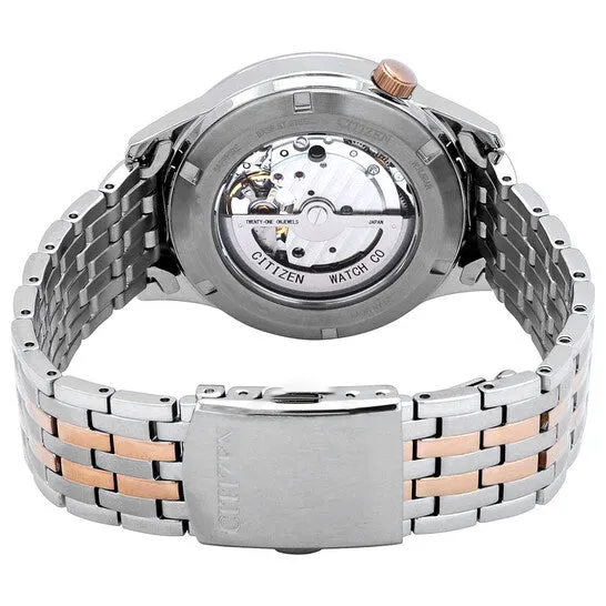 JMS always Rings Original Citizen Automatic White Dial TwoTone Mens Watch NH913688A JMS always Rings Original Citizen Automatic White Dial TwoTone Mens Watch NH913688A
