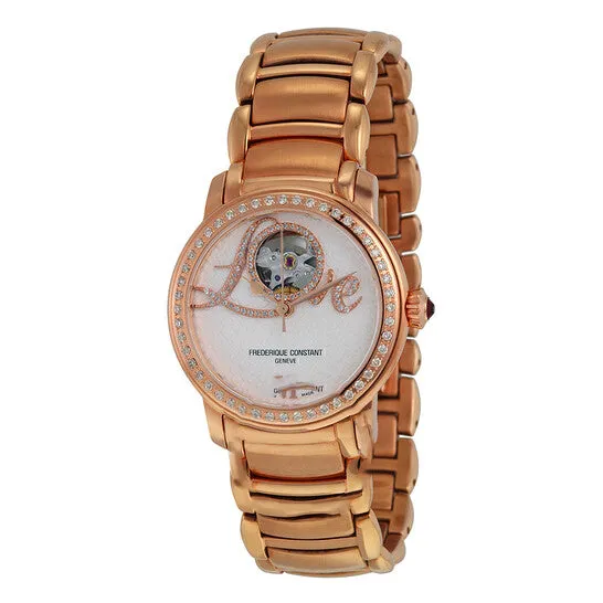 JMS always Rings Original Frederique Constant Heart Beat Vanilla Dial Rose Goldtone Ladies Watch FC310LHB2PD4B JMS always Rings Original Frederique Constant Heart Beat Vanilla Dial Rose Goldtone Ladies Watch FC310LHB2PD4B