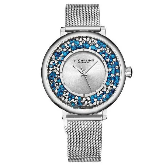 JMS always Rings Original Stuhrling Original Symphony Silvertone Dial Ladies Watch M15459 JMS always Rings Original Stuhrling Original Symphony Silvertone Dial Ladies Watch M15459