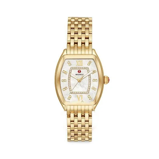 JMS always Watches Original Michele Releve Quartz Diamond Ladies Watch MWW19B000005