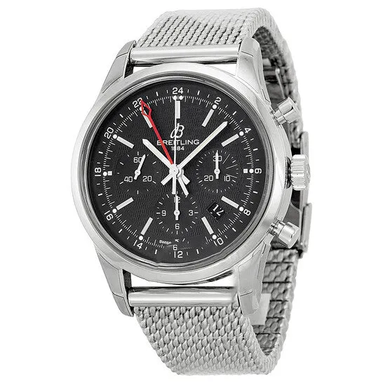 Original Breitling Transocean Black Dial Stainless Steel Mens Watch AB045112BC67SS JMS always Bracelets Original Breitling Transocean Black Dial Stainless Steel Mens Watch AB045112BC67SS JMS always Bracelets