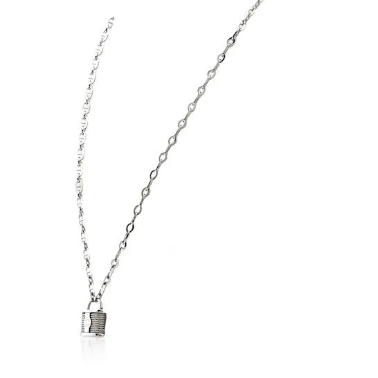 Original Charriol Attachment Lock Stainless Steel Necklace JMS always Necklaces