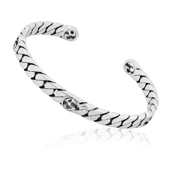 Original Gucci Ladies Sterling Silver Interlocking G Cuff Bracelet JMS always Bracelets Original Gucci Ladies Sterling Silver Interlocking G Cuff Bracelet JMS always Bracelets