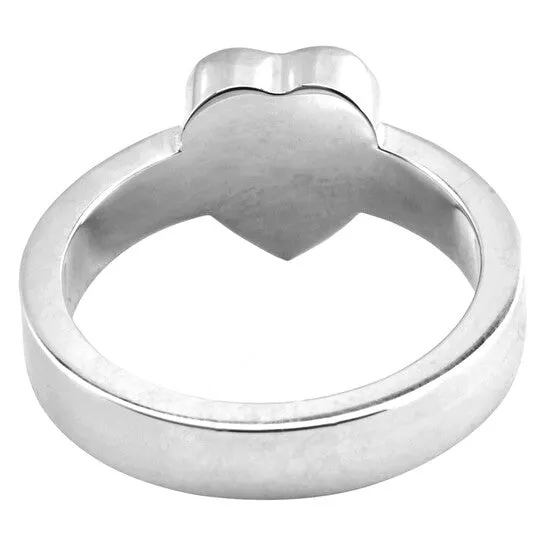 Original Gucci Sterling Silver Heart Pendant Trademark Ring JMS always Rings Original Gucci Sterling Silver Heart Pendant Trademark Ring JMS always Rings