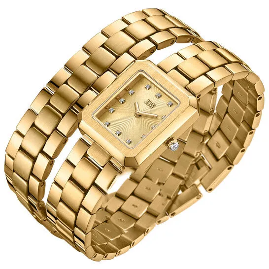 Original JBW Arc Diamond Goldtone Dial Ladies Watch J6390H JMS always Rings Original JBW Arc Diamond Goldtone Dial Ladies Watch J6390H JMS always Rings