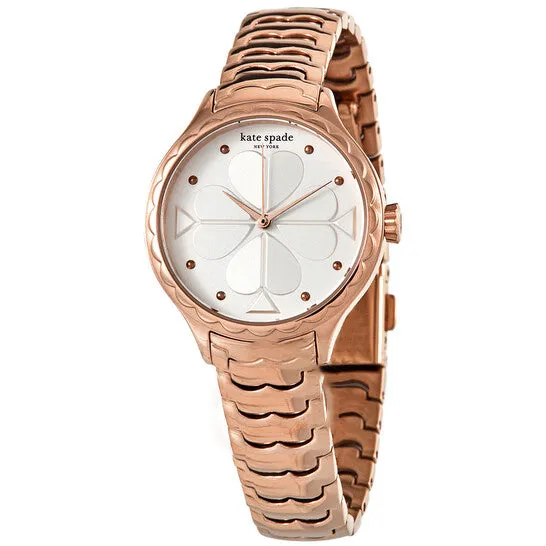 Original Kate Spade Metro White Dial Rose Goldtone Ladies Watch KSW1504 JMS always Rings Original Kate Spade Metro White Dial Rose Goldtone Ladies Watch KSW1504 JMS always Rings
